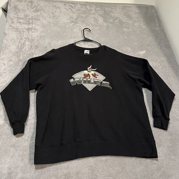 Vintage Wile E Coyote Sweatshirt Mens 2XL Warner Bros Studio Store 2000 Cartoon - Picture 1 of 7